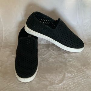 Steve Madden, Zeena slip on, Size 10m, Black/White